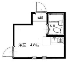 バール落合の物件間取画像